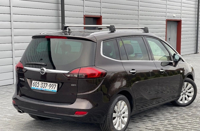 Opel Zafira cena 36997 przebieg: 219000, rok produkcji 2012 z Kozienice małe 667